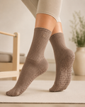 SOLA Grip Socks — Mocha